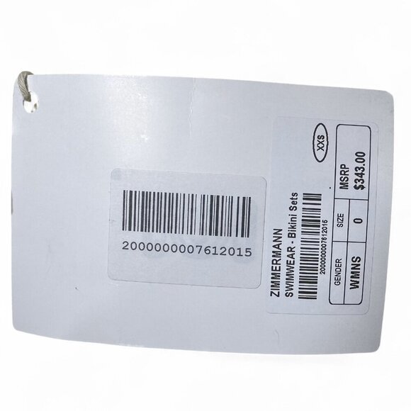 ZImmermann Women's Black Triangle Bikini Top US 2 - 4 C/D NWT - Picture 9 of 10